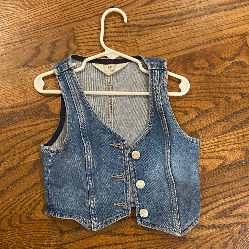 H&M Blue Denim Kids Vest
